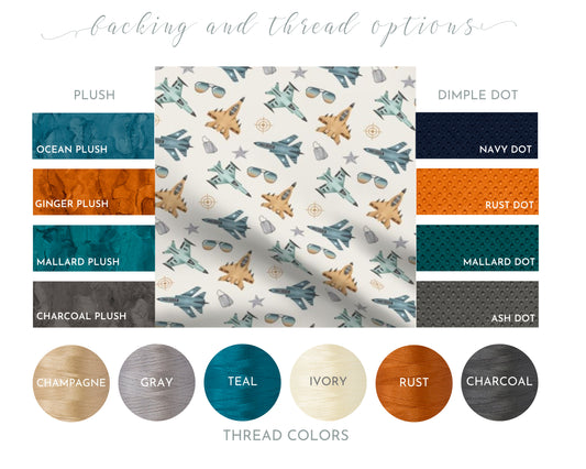 Fighter Jets Personalized Child Size Blanket