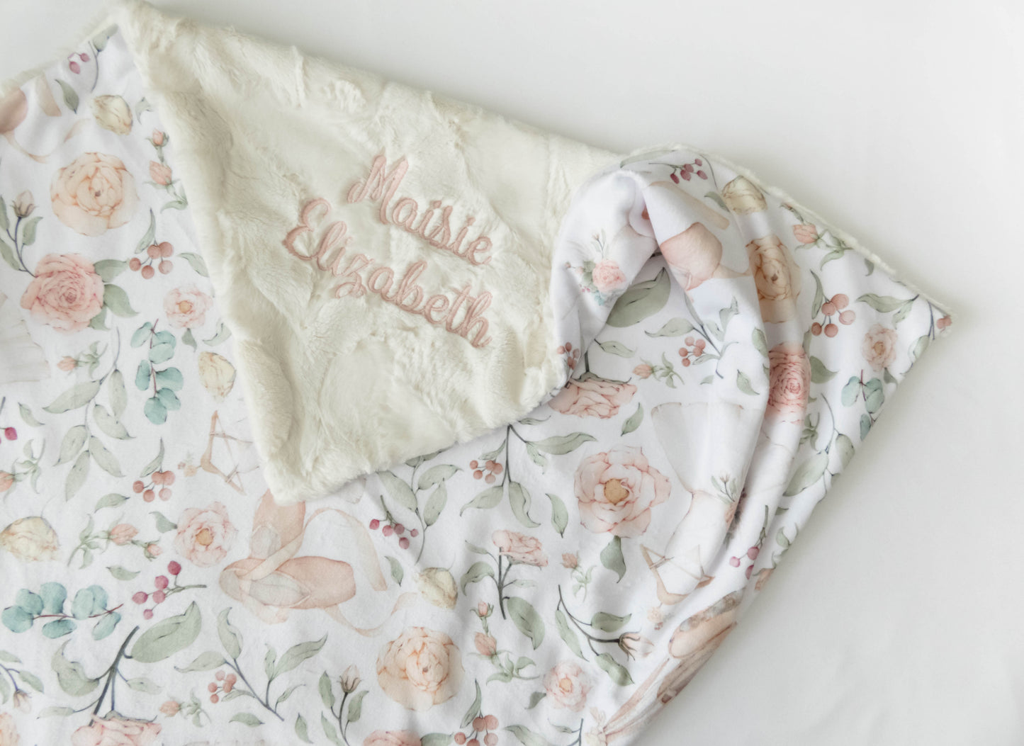 Prima Ballerina Personalized Baby Blanket