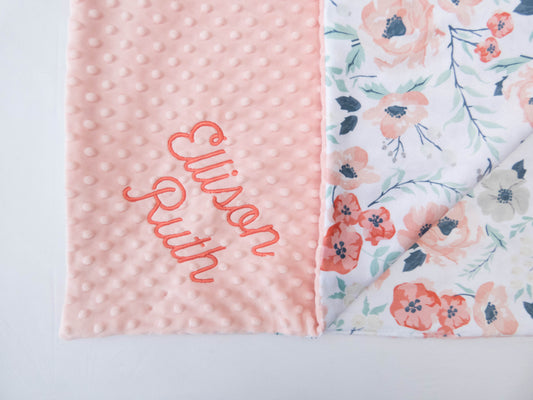 Spring Meadow Floral Child Blanket