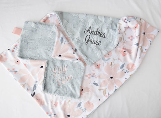 Grace Floral Baby Blanket