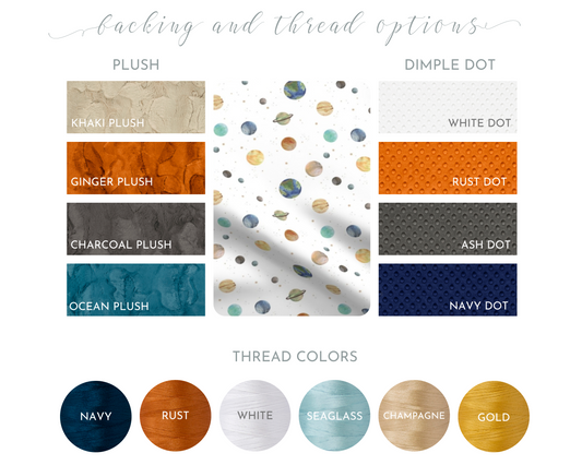 Solar System Baby Blanket